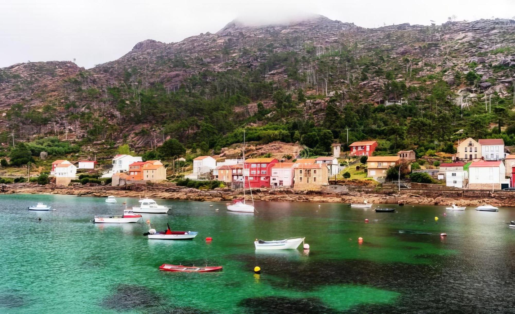 Apartamento Acogedor ático a pie de mar y montaña. O Pindo Exterior foto